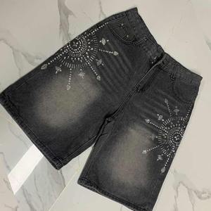 Bon fabricant Short pour hommes en strass, entièrement personnalisé, top tendance, short en strass anti-rides de haute qualité. - Product Image 5