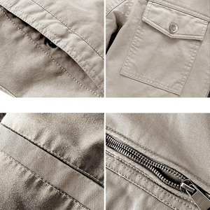 OEM Customized Service Cotton Fabric Breathable Long Sleeves <b>Canvas</b> Men's <b>Jackets</b> Man <b>Jackets</b> <b>Jacket</b> for man - Product Image 6