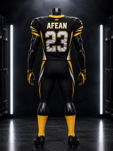 Wholesale Men American Football Jersey 23 Black Red Short Sleeve Moisture Wicking Fitted Heat-<b>Transfer</b> Printed 100% Polyester - Product Image 3