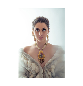 Edding and Annicomary shion ashion eewelry uxury and Premium CD HPiiiamond Gold ecklace de Ndian Xporter - Product Image 1