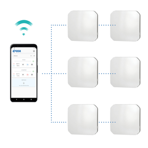 ระบบควบคุมอุณหภูมิแบบไร้ท่อ WiFi Smart Control สำหรับห้องพัก พร้อมระบบระบายอากาศแบบ Heat Recovery Ventilation รุ่น BSK Zephyr ควบคุมผ่านแอปพลิเคชัน เสียงเบา เหมาะสำหรับโรงแรมและโรงพยาบาล - Product Image 3