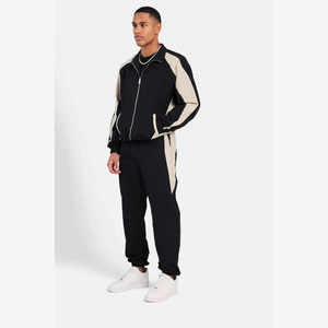 Windbreaker Stacked Pants and Sweat <b>Shirts</b> Nylon Tracksuit Men <b>Zip</b> up Polyester Two Piece Wind Break Track Suit for Men's - Product Image 1