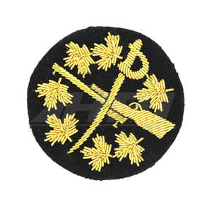 Écusson décoratif en broderie bouillon pour blazer, épinglette élégante pour veste de club scolaire, décoration brodée pour veste - Product Image 3