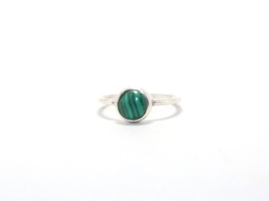 Malachite dernière bague de conception classique belle bague en argent malachite faite à la main en argent Sterling 925 bagues personnalisées bijoux en gros - Product Image 2