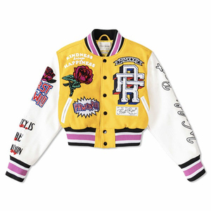 Fabricante superior bordado abrigo hombres último diseño Letterman chaqueta de invierno ropa de calle Hip Hop chaqueta abrigo - Product Image 1