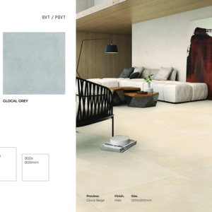 Carreaux de sol en porcelaine brillante 1200x1200, finition polie, carreaux en dalle - Product Image 1