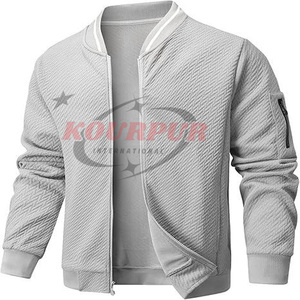 Chaqueta Universitaria de Alta Calidad para Hombre en Diferentes Colores con Cierre de Cremallera, Chaqueta Moderna, Elegante y Cómoda - Product Image 5