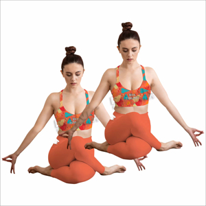 Ensembles de yoga pour femmes, vêtements de sport deux pièces comprenant une brassière de sport et des leggings pour la course à pied, la remise en forme, la salle de sport et les séances de yoga - Product Image 3