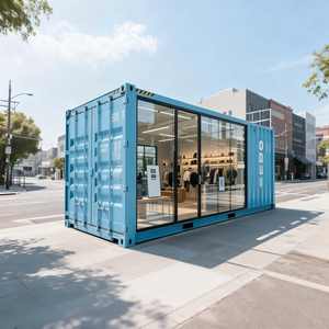 El color y el estilo de la casa de contenedores modulares se pueden personalizar para su uso en cafeterías o tiendas de <span class=keywords><strong>ropa</strong></span> - Product Image 3