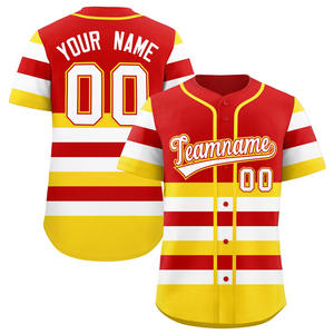 2025 maillots de Baseball en gros respirant pur Sublimation options de taille plus disponibles maillot de Baseball - Product Image 1
