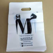 Bolsa de plástico troquelada HDPE personalizada para embalaje de compras precio de fábrica - Product Image 5