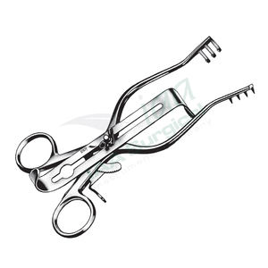 Retracteur Henley manuel chirurgical complet en acier inoxydable allemand auto-serrant avec lames centrales - Product Image 1