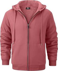 Sudadera con capucha con cremallera en blanco de lana de poliéster, bordado de diamantes de imitación personalizado, cremallera de cara completa, Sudadera con capucha para hombre, sudadera con cremallera completa con estampado de farol - Product Image 4