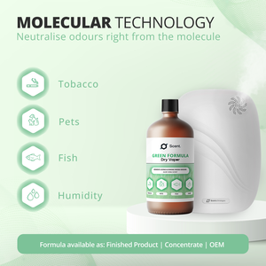 Neutralizador de Olores en Vapor Seco, Fórmula Verde Estándar: Olores de Tabaco, Mascotas, Peces y Humedad - Botella de 1L - Listo para Usar - Product Image 2