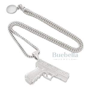 Urban Street-Inspired Gold <b>Pendant</b> Necklace with Iced Out VVS Moissanite Bold Hip Hop <b>Fashion</b> Jewelry with <b>Pendants</b> & <b>Charms</b> - Product Image 4