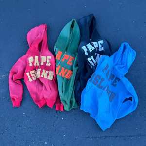 Sweats à capuche imprimés en détresse pour homme personnalisé bouffée imprimé fermeture éclair à capuche Streetwear Big Puff impression bases coton mélangé - Product Image 1