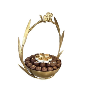 Bol à chocolat en métal noir finition ronde, bol à bonbons design, qualité supérieure, vente en gros, nouveau bol à chocolat - Product Image 4