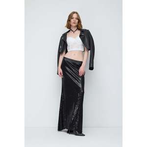 เสื้อเบลาส์คอกลมแบบผูกเชือกปรับได้ 100% โพลีเอสเตอร์ - Product Image 4