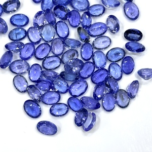 Tanzanita Natural, Gema Suelta con Corte Oval Facetado, 5x7mm, Alta Calidad, Certificada por IGI, para Fabricación de Joyas, Venta al Por Mayor - Product Image 2