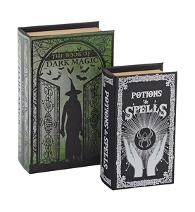 Magic Nesting Halloween <b>Books</b> (Set of 2); Russian Doll Style Hidden <b>Books</b>, Spooky <b>Holiday</b> Themed <b>Books</b> - Product Image 1