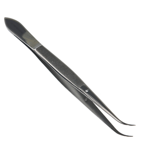 Pince Barraquer Cilia durable de la conception OEM du meilleur fabricant du fournisseur Matériau en acier massif Pince à pince manuelle Approvisionnement d'usine - Product Image 5