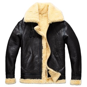 แจ็คเก็ตแฟชั่นคุณภาพสูงขายส่ง ดีไซน์ทันสมัยสำหรับผู้ชาย แจ็คเก็ตหนังแกะสีตามสั่ง ดีไซน์มีสไตล์ - Product Image 5