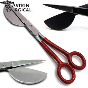 Ciseaux manuels de pincement de tapis en acier inoxydable de 6 \ "avec base de couteau de réparation de 2 \" d'instruments chirurgicaux certifiés MOL - Product Image 1