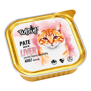 TufTuf Pate Cat Wet Food Trays - 100 g - Foie - Product Image 2