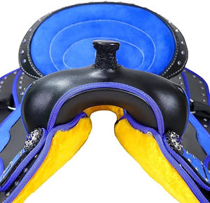 Ensemble de tapis de selle de cheval en cuir professionnel de haute qualité Selle de saut personnalisée Styles de dressage occidental Tailles personnalisées respirantes - Product Image 6