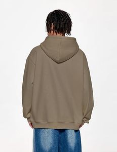 Custom Unisex Streetwear Oversized Heavyweight Hoodie Vintage Denim Mens Graphic Star Apliques Bordado Invierno Digital - Product Image 4