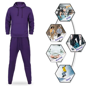 2025 Unisex Casual Sports Tracksuits Breathable 100% Polyester Long Sleeve Hoodies <b>Sweatshirt</b> Sweatpants Winter Running - Product Image 2