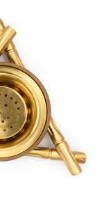 เตาเผากำยานทองเหลืองหรูหรา พร้อมด้ามจับลายไม้ไผ่ สำหรับตกแต่งรอมฎอน ของขวัญสำหรับบ้านสไตล์ตะวันออกกลาง - Product Image 6