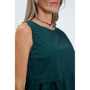 Made in Italy Primavera Verano Vestido corto plisado de algodón para mujer Diferentes colores disponibles - Product Image 2