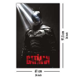 Affiche moderne de Batman avec le motif de l'ombre de Robert Pattinson pour une utilisation murale - Product Image 2