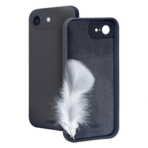 Funda Protectora para Teléfono Móvil IPHONE 16e 17e INSTINCT Negra con Diseño Metálico y Logotipo Modelo 7 Plus - Product Image 3