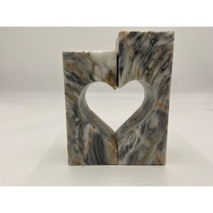Antique design heart shape marble <b>candle</b> <b>holder</b> tealight <b>candle</b> <b>holder</b> prime quality <b>pink</b> marble <b>candle</b> <b>holder</b> at best price - Product Image 2
