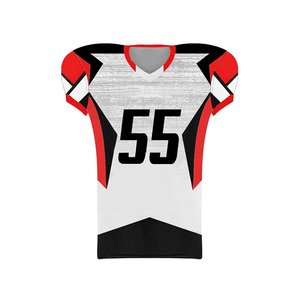 Ensemble de maillots de football américain pour la performance athlétique, tissu en polyester léger, vêtements d'entraînement pour adultes - Product Image 3