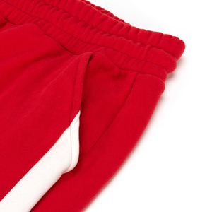 Venta al por mayor cordón casual joggers mujeres pantalones de chándal para damas ropa deportiva algodón Jogger Color rojo pantalones de chándal - Product Image 6