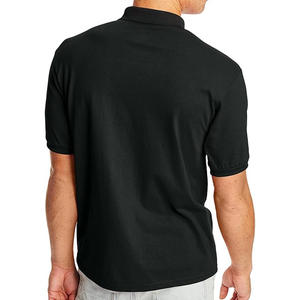 เสื้อโปโลสำหรับผู้ชายผ้าโพลีเอสเตอร์ผ้าฝ้าย100% ปักโลโก้เสื้อผ้าลำลองระบายอากาศสีพื้นสำหรับฤดูร้อน - Product Image 6