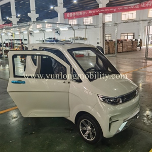 Minicoche Eléctrico de 25 km/h, <span class=keywords><strong>4</strong></span> Ruedas, con Homologación Europea EEC L6e, Scooter de Movilidad Cerrado, 2 Asientos, <span class=keywords><strong>Sin</strong></span> Necesidad de Licencia de Conducir - Product Image 6