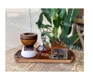 Pelo Bakhor Eid especial precio barato madre de perla incrustaciones Mukbhar caja con bandeja conjunto Bakhoor quemador Madkhan bandeja para servir - Product Image 1