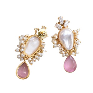 Piedras Preciosas de Latón al por Mayor, Circonita, Joyería de Piedras Preciosas Auténticas, Acabado de Latón Antiguo, Diseño Único, Perfecto - Product Image 5