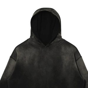 Vente en gros de sweats à capuche en coton mélangé respirant avec tissage au crochet réglable pour l'hiver - Product Image 3
