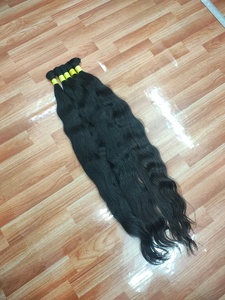 Indian Supplier of Raw Virgin Human Hair Bundles Single Weft for Soft Cuticle Aligned - Product Image 3