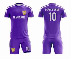 Vente en gros d'uniformes de football personnalisés en usine |   Tenues de football numériques OEM 2026 |   Maillots à manches courtes légers et respirants - Product Image 3
