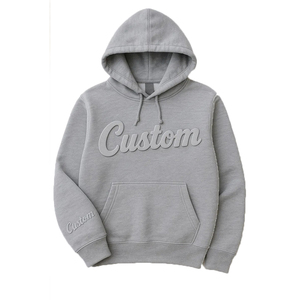 Nouveaux sweats à capuche tendance, coupe classique, style vintage, broderie personnalisée, impression en relief, couleur unie, lavés, pour hommes, automne - Product Image 3
