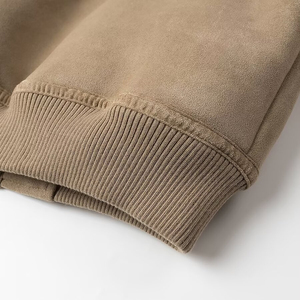 Chaqueta Vintage informal con cuello vuelto transpirable a prueba de viento respetuosa con el medio ambiente para mujer de invierno - Product Image 5