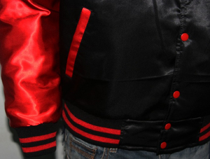Wholesale Spring Nylon <b>Flight</b> Bomber <b>Jacket</b> for <b>Men</b> Plus Size with Stand Collar and Custom Logo - Product Image 4
