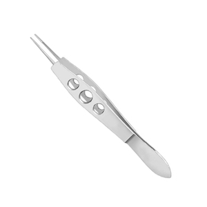 Forceps Kalman de qualité supérieure en acier allemand avec pinces de fixation, 0,12 mm, angulaire, 1x2 dents, finition polie - Product Image 4