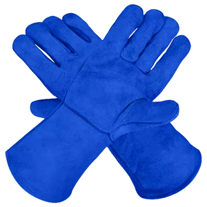 Meilleure performance Gants de sécurité réfléchissants ignifuges en cuir de vachette fendu avec toile d'aramide pour la construction de soudage - Product Image 4